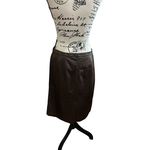 Talbots Leather skirt - Picture 1 of 3